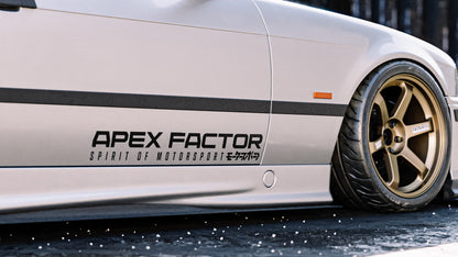Apex Factor logo banner v1 - diecut decal