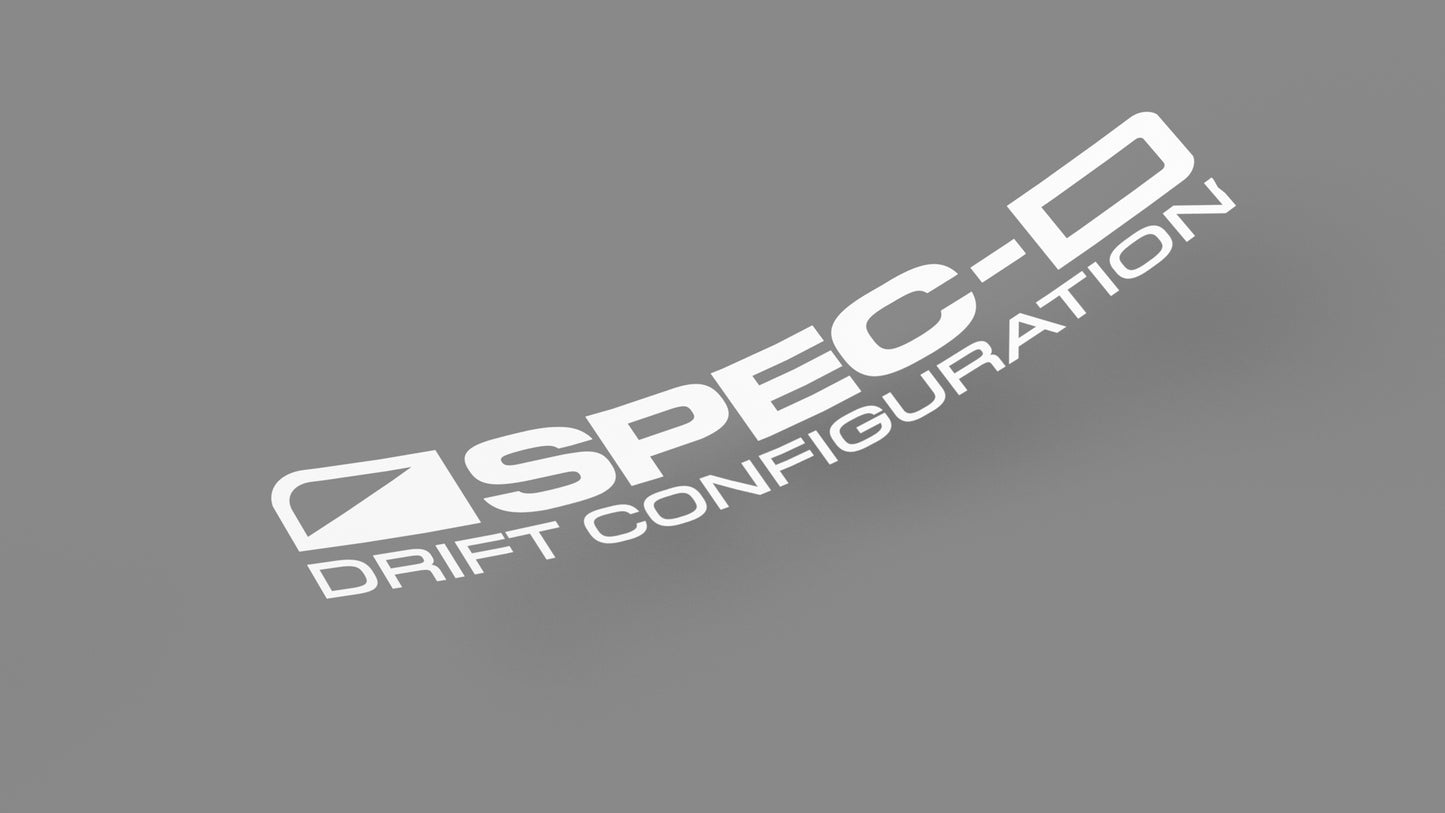 SPEC-D - diecut decal