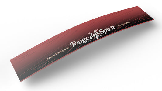 Windshield banner - Touge Spirit logo banner (Air release) - 2 color options